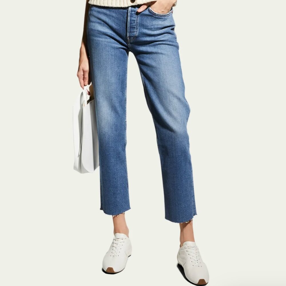 Re/Done ‘70s Stove Pipe’ Blue Jeans - Size 27
